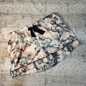 Victoria's Secret Pink Palm Satin Sleep Shorts size XS